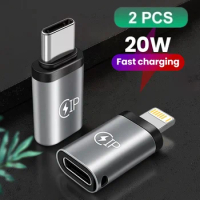 Lightning Female To USB C Male Carplay Type-C Phone Charger Adapter for IPhone 15 Pro Max Samsung USBC to IOS Cable Converter