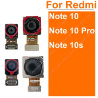 Front Back Big Camera For Xiaomi Redmi Note 10 Note 10S Note 10 Pro Front Samll Facing Rear Camera Flex Cable Phone Repair Parts