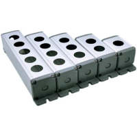16/19/22mm metal push button switch waterproof box 1 2 3 4 5hole Aluminium Alloy box with Outdoor power control Box