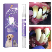 Pet Oral Repair Gel Fresh Breath Clean Teeth Gel Teeth Brushing Cleaner Gel Tooth Stains Oral Cleaning Care Pet Accessories