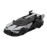 Brick Bugattis Veyron Chiron Bolide Vision GT Racing Speed Champion Racer Building Blocks SuperSports Car Compatible with LEGO