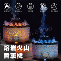 【Godimento】火山熔岩造型  560ml精油香氛噴霧機(加濕器)