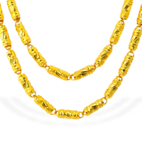 【福西珠寶】買一送一9999黃金項鍊 超神奇項鍊 2尺加粗套頭(金重8.21錢+-0.03錢)