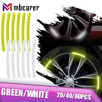 Car Tire Rim Sticker Auto Reflective Sticker Tape for Motorcycle Bicycle Night Driving Safety Luminous Universal Wheel Sticker