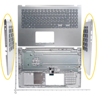 Laptop Us keyboard For Asus FL8700 Palmrest top case cover