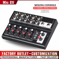 MIX5210 10 Channel Mixing Console Digital Audio Mixer Stereo usb mixer audio for Recording DJ Network Live Broadcast Karaoke