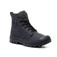 PALLADIUM PAMPA HI Z COATED WP+ 永夜黑 男女款 橘標防水科技 橡膠大底 高筒 休閒靴 74069-008