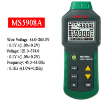 MASTECH MS5908A/MS5908C Line Tester RCD Tester with Voltage GFCI Instrument Socket Tester