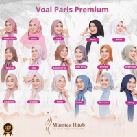 Mumtaz Hijub | Hijab Segi Empat 15+ Warna Kerudung Jilbab Bella Square Plain Square Pollycotton Prem