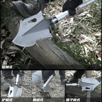 工兵鏟 戶外野營釣魚德國工兵鏟折疊鏟多功能中國車載錳鋼軍工兵工鏟鐵鍬【HZ67838】