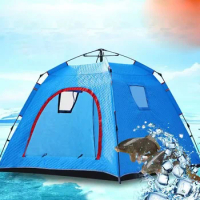 2 ~ 3 People Camping Tents Outdoor Fully Automatic Thickening Cotton Winter Backpacking Tent Nature Hike Trip Fishing Equipment