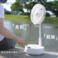 【REGULIS】日本空氣循環扇_GN-P30（白）基本款-不含加濕器(◆10吋◆可定時遙控伸縮收納加濕循環扇)_早點名