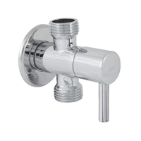 สต๊อปวาล์วชุบโครเมียม แบบ 2 ทางน้ำออก รุ่น CT1702(HM)