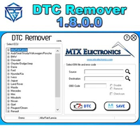 No Need Keygen MTX DTC Remover 1.8.0.0 DTCRemover Car ECU Fault Code Remover DTC Off ECU Remap Programmer For KESS KTAG FGTECH