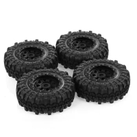 4PCS 47X18mm Wheel Rims Tires Tyre Set for Axial SCX24 90081 AXI00001 1/24 RC Crawler Car Upgrade Parts Accessories