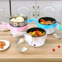 Panci Listrik Serbaguna 1.2L Panci MultiFungsi (TANPA KUKUSAN) - Panci Rebus Tumis Penggorengan Ant