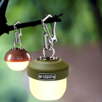 【Life shop】復古露營背包燈(小夜燈 露營燈 防潑水燈 警示燈 背包燈)