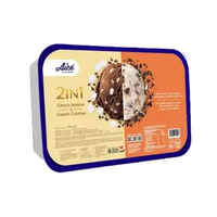 AICE ICE CREAM 2IN1 CHOCO M&CC 800ML