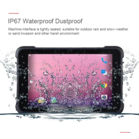 Android Rugged Tablet PC 8 inch 4G RAM 6G ROM IP67 Waterproof Industrial Data Collector with NFC