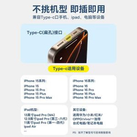 能適原裝適用蘋果17有線耳機-官方標配【Type-c扁孔】適用蘋果15-16-17/安卓/ipad/平板 均碼-款式12