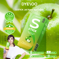 DyesooS STICK Jeli Rasa Apel Hijau [3 BOX & 6 BOX] - Bersertifikat HALAL Indonesia, Mengandung 6 Pro