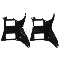 2 pcs 3 Ply Guitar Pick Guard For Ibanez GRX20Z Replacement -BLACK