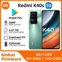 Xiaomi Redmi K40s 5G Android 6.67 inch RAM 12GB ROM 256GB Qualcomm Snapdragon 870 used phone