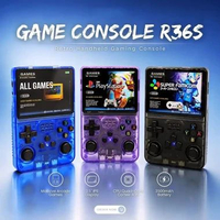 GameBoy Retro PSP Anak-anak P2P Game Boy 20000 Game in 1 Layar besar 3.5" Hitam