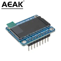 AEAK TFT Display 0.96 inch IPS 7P SPI HD 65K Full Color LCD Module ST7735 Drive IC 80*160 (Not OLED)
