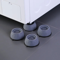 【E.dot】4入組 洗衣機減震防潮防滑增高腳墊