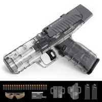 Toy Gun LP55 Soft Bullet Manual Blaster Shooting Model Pistol Air Handgun Rifle Sniper Armas For Adults Boys Birthday Gifts