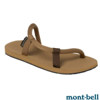 【MONT-BELL】Sock-On Sandals 自動調校織帶休閒拖鞋.EVA輕量鞋底/1129715 TN 黃褐