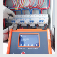 RCD Tester 1000V 1mA-1200mA leakage switch detector, leakage protector tester, residual current action protector detector
