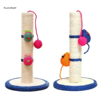 Climbing Tree Cat Scratcher Toy Cat Grinding Toy Scratching Post Cat Teaser Toy 11UA