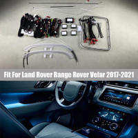 Car LED Ambient Light 10 Colors Car Decoration Ambient Lamp Fit for Land Rover Range Rover Velar 2017 2018 - 2021 Ambient Light