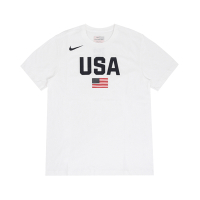 Nike 短袖 USA Dri-FIT 男款 白 短T 上衣 吸濕 快乾 運動 美國 AV4352-100