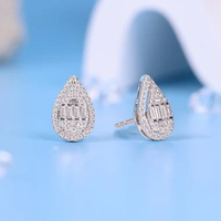 Anting Giwang Berlian Eropa Model Sabrina setting - JB Berlian
