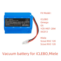 Li-ion Vacuum battery for Miele，14.52v，6800mAh，Omega O5 YCR-M07-20W XIC013 Scout RX3 120
