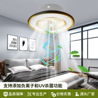 LED風扇燈現代時尚輕奢智能遙控吸頂燈風扇吊燈110V廠家直銷 夢露日記