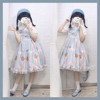 洛麗塔【咕咕甜品】Lolita奶上款jsk吊帶連衣裙
