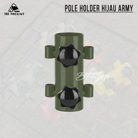 Pole Holder Pemegang Tiang Tenda Tiang Flysheet Stand Holder Tiang Model Drat Putar Material Steel I