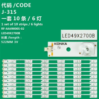 Applicable to Konka T49U LCD TV backlight strip LED 49E92U 49S8000E LED 49X2700B