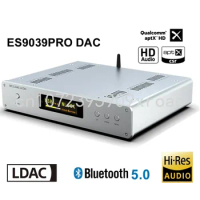 DLHiFi DC300 Dual Core ES9038PRO ES9039PRO Bluetooth 5.0 Balanced HiFi Audio DSD DAC Decoder Amanero USB Remote Control