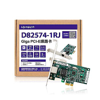 Uptech D82574-1RJ Giga PCI-E網路卡