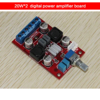 20W*2 DC 24V Digital Power Amplifier Board TPA3123 Class D Micro Audiophile Power Amplifier Board DIY Home Amplifier