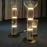 意大利進口Flos現代簡約客廳落地燈書房臥室米蘭新款玻璃立式燈具
