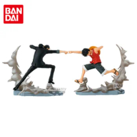 Bandai Original ONE PIECE Monkey D. Luffy ROB LUCCI Anime Action Figure Toys For Boys Girls Kids Children Birthday Gifts Model