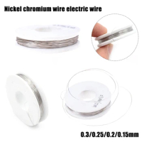 1PC/10meters Nichrome High Density Coils Premade Coil For Electronic Atomizer Heating Wire 0.15mm/0.2mm/0.25mm/0.3mm