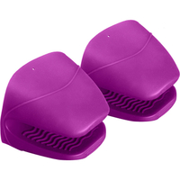 《VERSA》止滑矽膠隔熱套2入(紫) | 防燙 烘焙 耐熱套