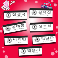 1PCS Kpop BTS Nametag Pin Brooch Badge Gantungan Beg Sekolah ARIRANG Album Akrilik JUNGKOOK TAEHYUNG